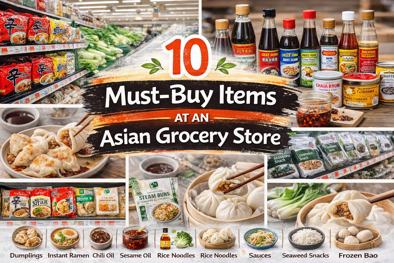 10 Must-Buy Items at an Asian Grocery Store